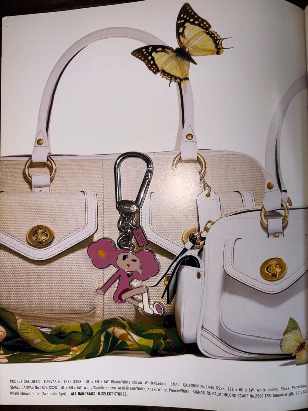 Coach Pink Poppy Chan HTF Japan Exclusive Keychain - Picture 3 of 4